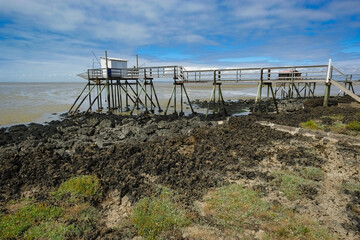 pêcheries au bord de l'Océan 