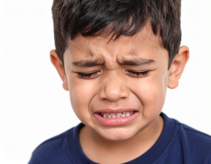 Crying Boy Holding Back Tears