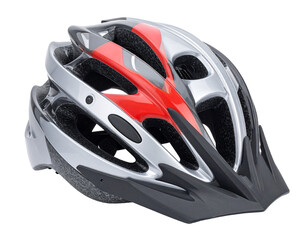 Bike helmet isolated on transparent or white background
