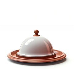 Food art white background simplicity.