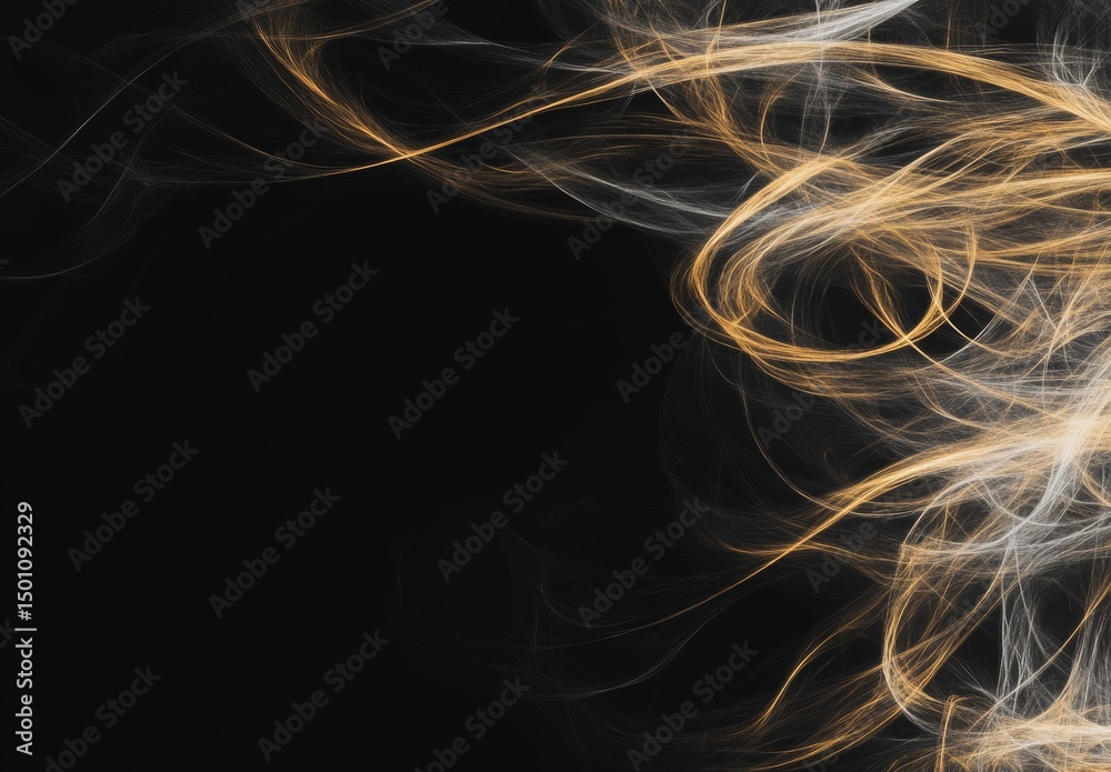 Poster digital lines and liquid patterns blend together in a colorful and dynamic background shape that flo