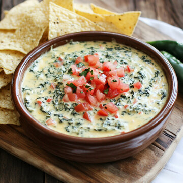 Espinaca Dip (Mexican Spinach Cheese Dip) 