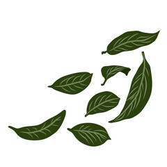 green leaves