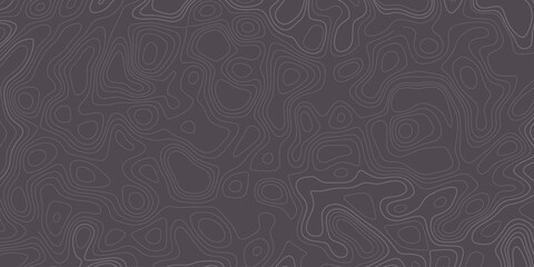 Gray topographic line contour map background. Vector abstract illustration. Geography concept. Background for your design.