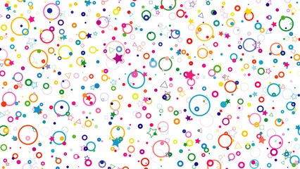 BrigBright geometric shapes on a transparent backgroundht geometric shapes on a transparent background