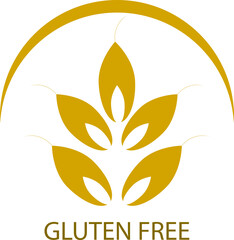 Gluten free icon vector illustration