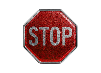 Stop sign board