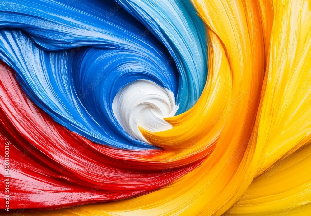 Poster a modern template for a banner or poster features a colourful and abstract design with a circular pa