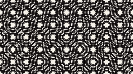 vector seamless pattern with circles
