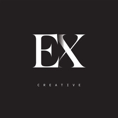 EX Monogram Logo – Minimal Elegant Letter mark for Luxury, Fashion & Creative Brands