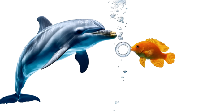 Dolphins Bubble Tutorial