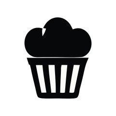 cupcake vector illustration