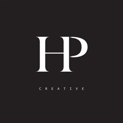 HP Monogram Logo – Minimal Elegant Letter mark for Luxury, Fashion & Creative Brands