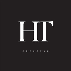 HT Monogram Logo – Minimal Elegant Letter mark for Luxury, Fashion & Creative Brands