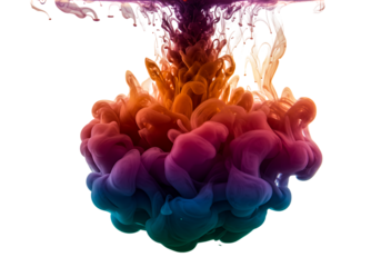 Colorful Ink Underwater Photography