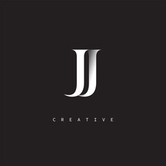 JJ Monogram Logo – Minimal Elegant Letter mark for Luxury, Fashion & Creative Brands