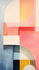 Building abstract painting palette.