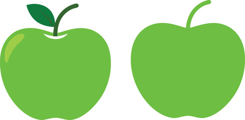 vector illustration of an apple