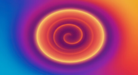 Abstract Vibrant Spiral Background Design Gradient Colors Swirl Texture