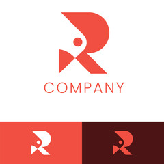 abstract R logo vector