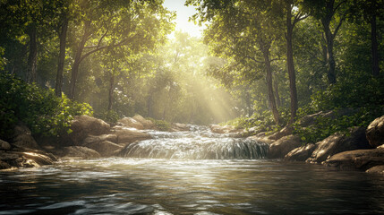 waterfall in the forest