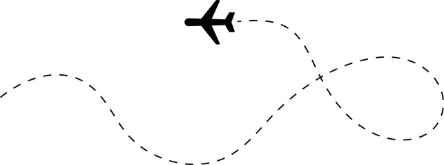 Airplane routes, tourism, travel