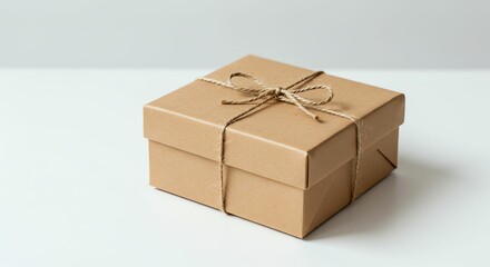 Brown Box Tied with Twine