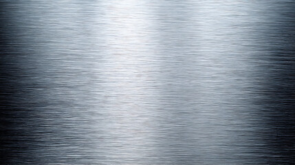 Abstract brushed metal texture in shades of blue and silver with detailed grain