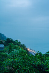 Tomei Expressway at Satta-toge Pass, Shizuoka, Japan