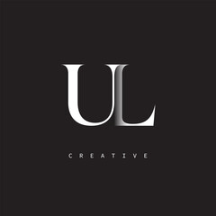 UL Monogram Logo – Minimal Elegant Letter mark for Luxury, Fashion & Creative Brands