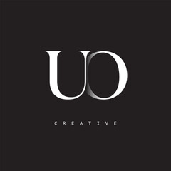 UO Monogram Logo – Minimal Elegant Letter mark for Luxury, Fashion & Creative Brands