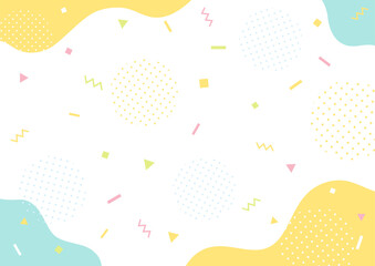 カラフルな幾何学模様の背景