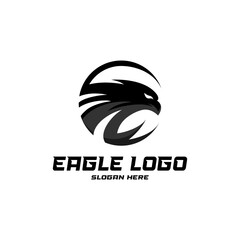 eagle logo abstract design