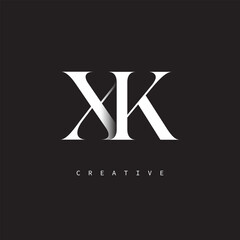XK Monogram Logo – Minimal Elegant Letter mark for Luxury, Fashion & Creative Brands