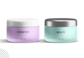 Cosmetic Cream Jar Packaging Mockup
