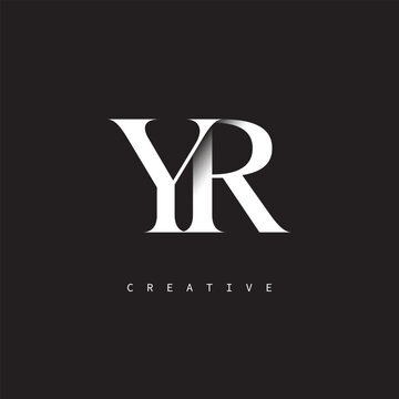 YR Monogram Logo &ndash; Minimal Elegant Letter mark for Luxury, Fashion & Creative Brands