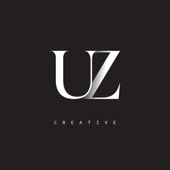 UZ Monogram Logo – Minimal Elegant Letter mark for Luxury, Fashion & Creative Brands