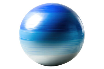 Graded blue orb object isolated on transparent PNG background