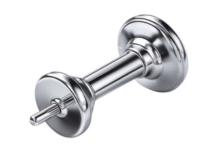 dumbbell on white