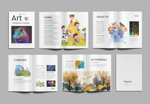 Art Exhibition Portfolio Design