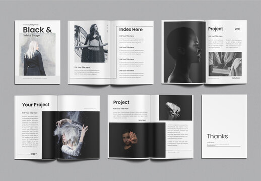 Black And White Stage Magazine