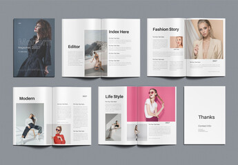 Modern Fashion Magazine Design