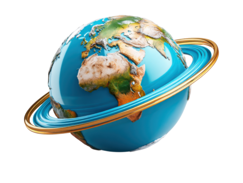 global warming concept with earth