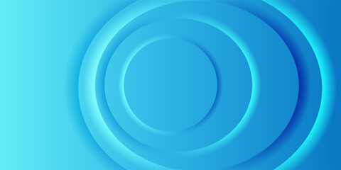 Abstract blue background with layered concentric circles and smooth gradient transitions, creating a modern and dynamic visual effect.