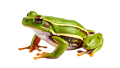 a frog isolated on transparent background