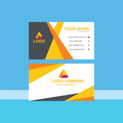 Geometric business card template