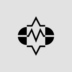 Abstract logo icon vector illustrations