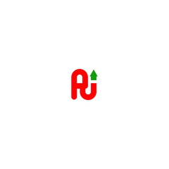 Obraz premium Initials Letter RI Logo