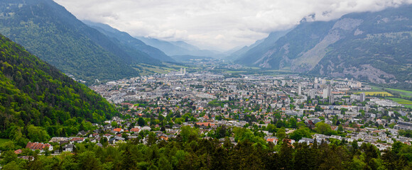 the historic swiss city of chur
