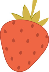 Strawberry with Leaves